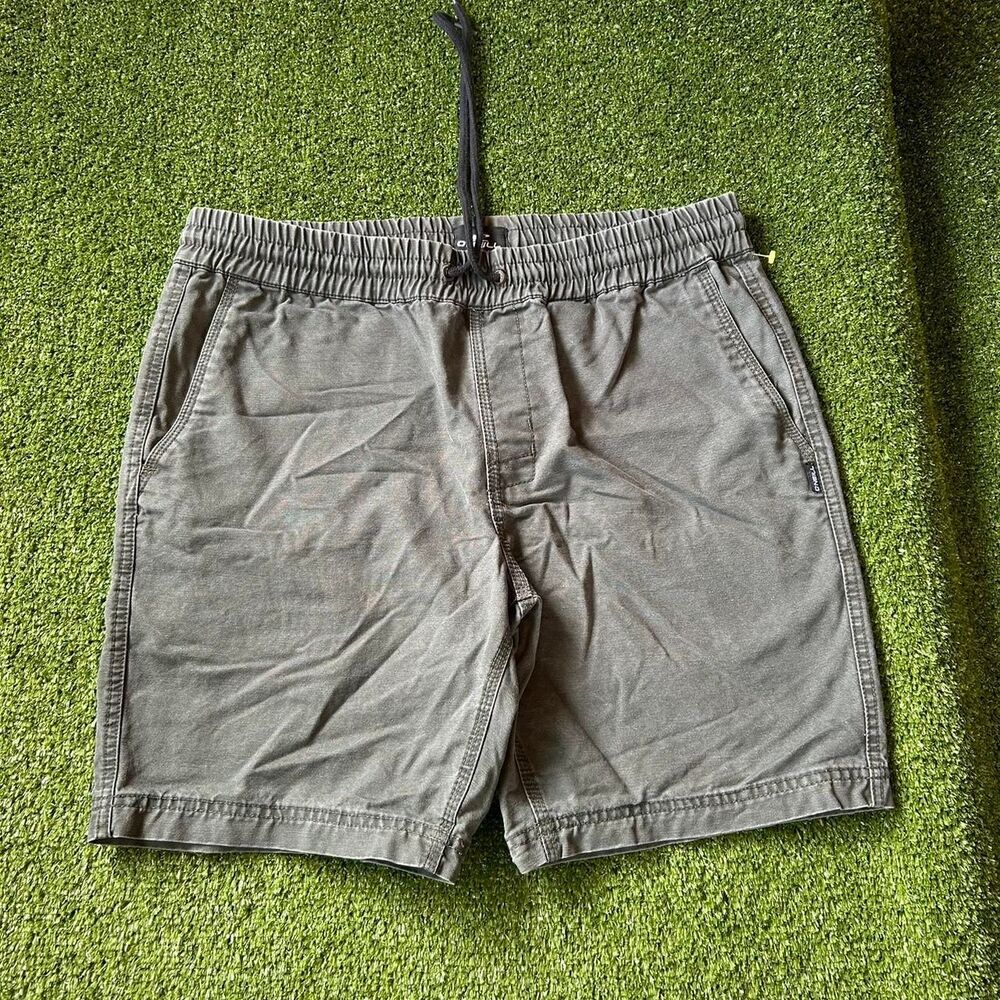 O-neill Men's Green and Khaki Shorts